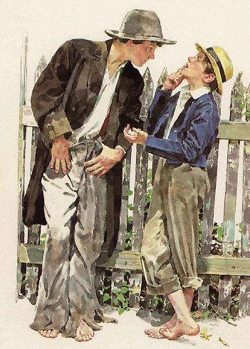 Huck Finn and Tom Sawyer